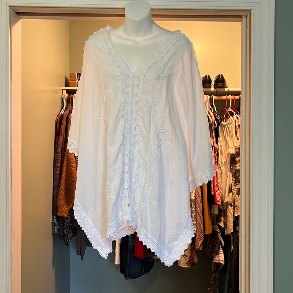 Cute vintage look bathing suit cover up